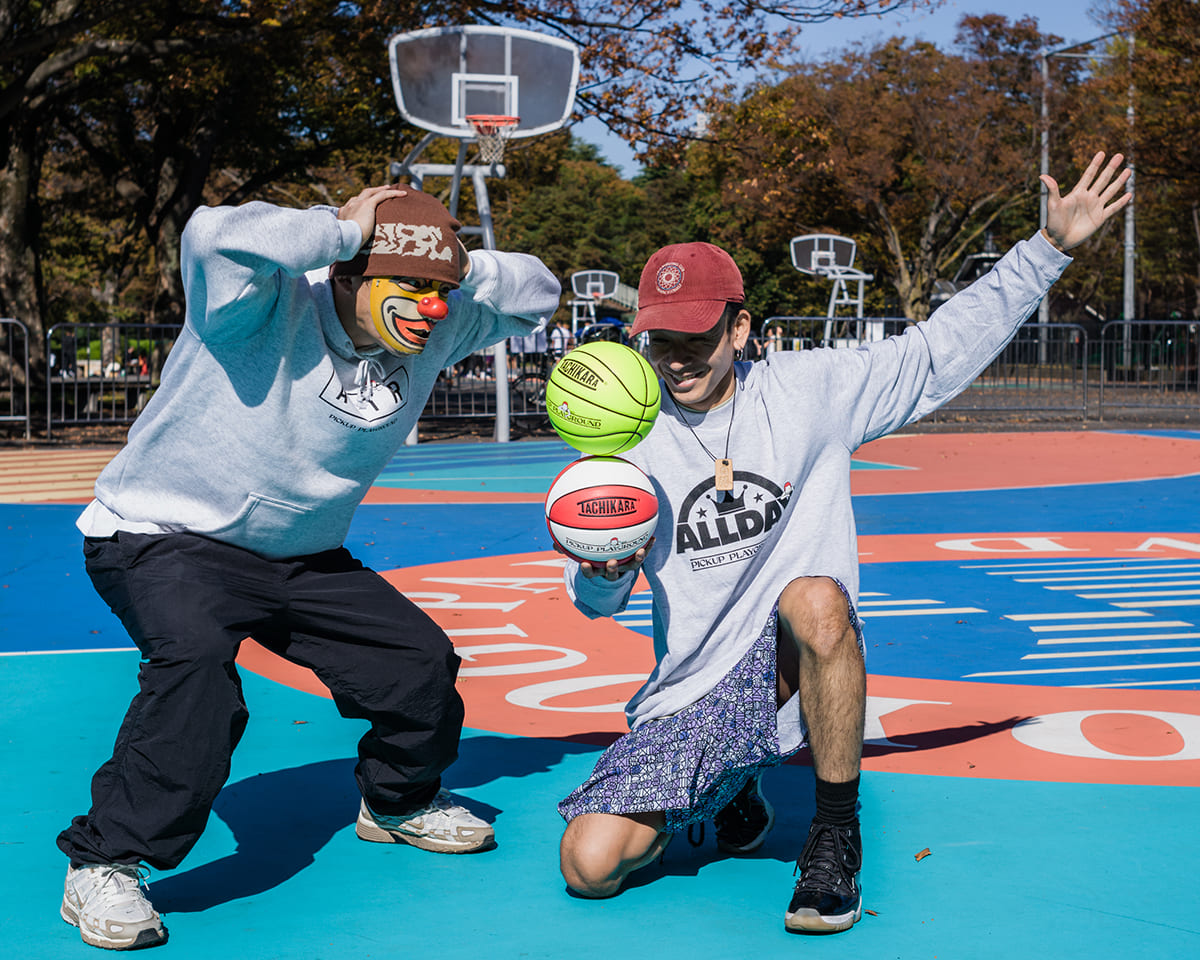 PICK UP PLAYGROUND × TACHIKARA BALL SAC