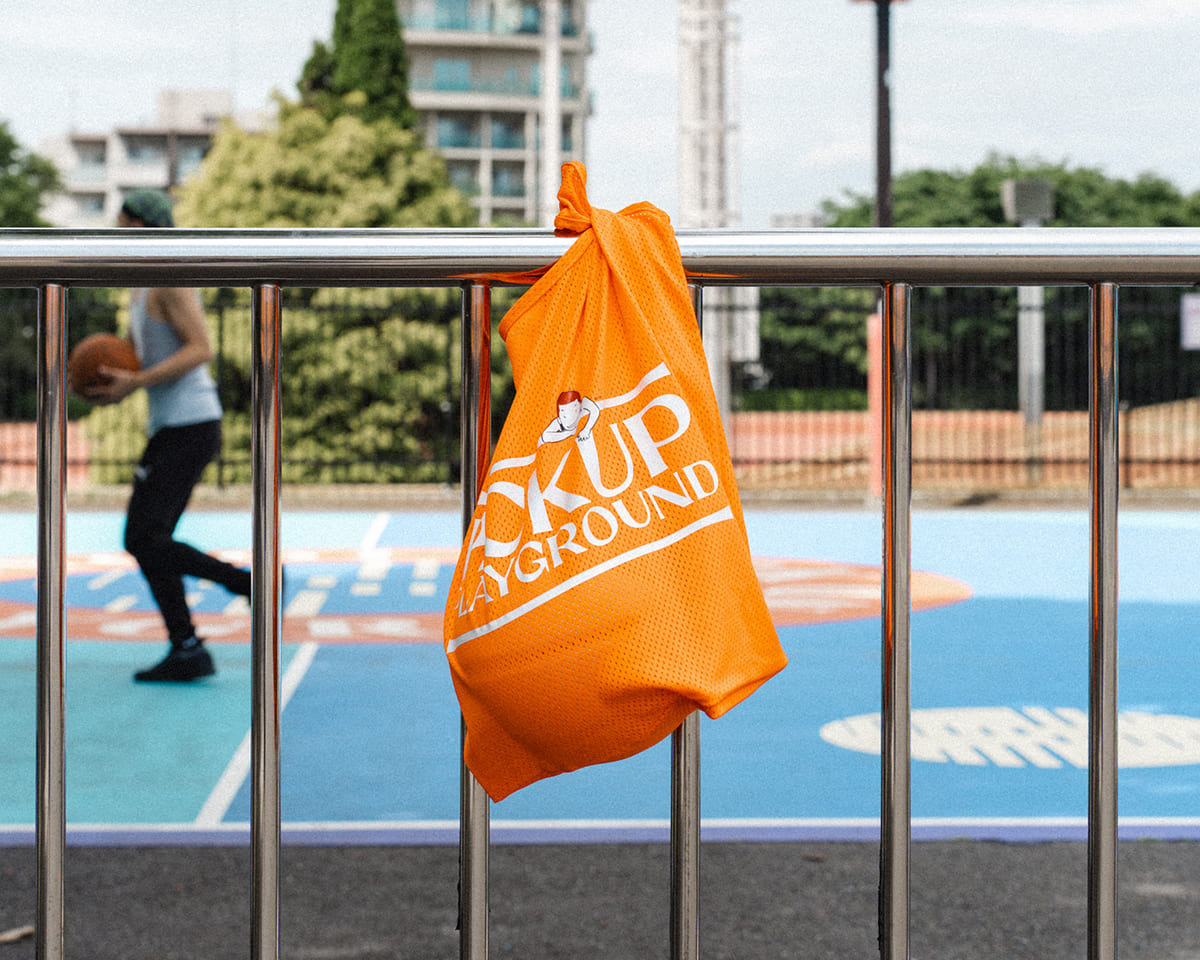 PICK UP PLAYGROUND × TACHIKARA BALL SAC